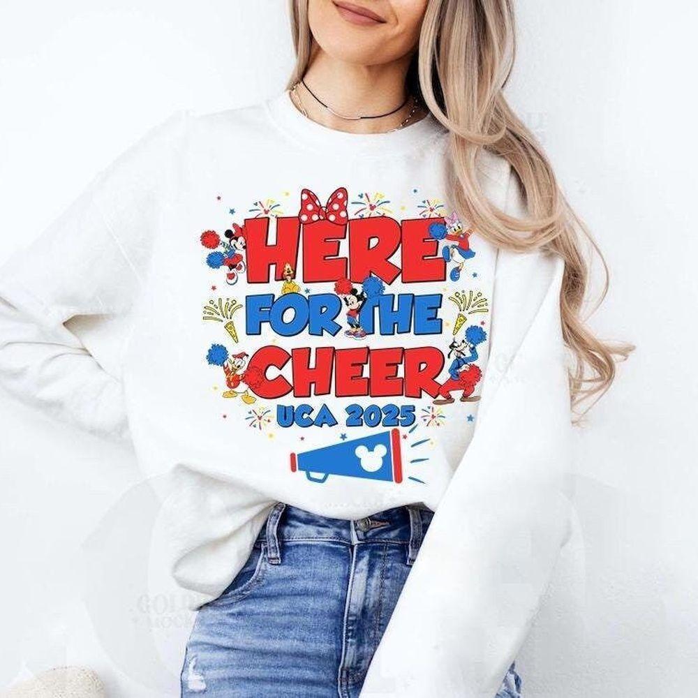 Uca All Star Nationals 2025 Here For The Cheer Disney Vuitino Shirt Uca All Star Nationals 2025 Here For The Cheer Disney Vuitino Shirt